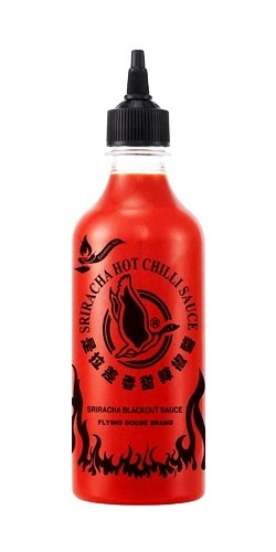Salsa al peperoncino Sriracha Blackout - Flying Goose 455ml.